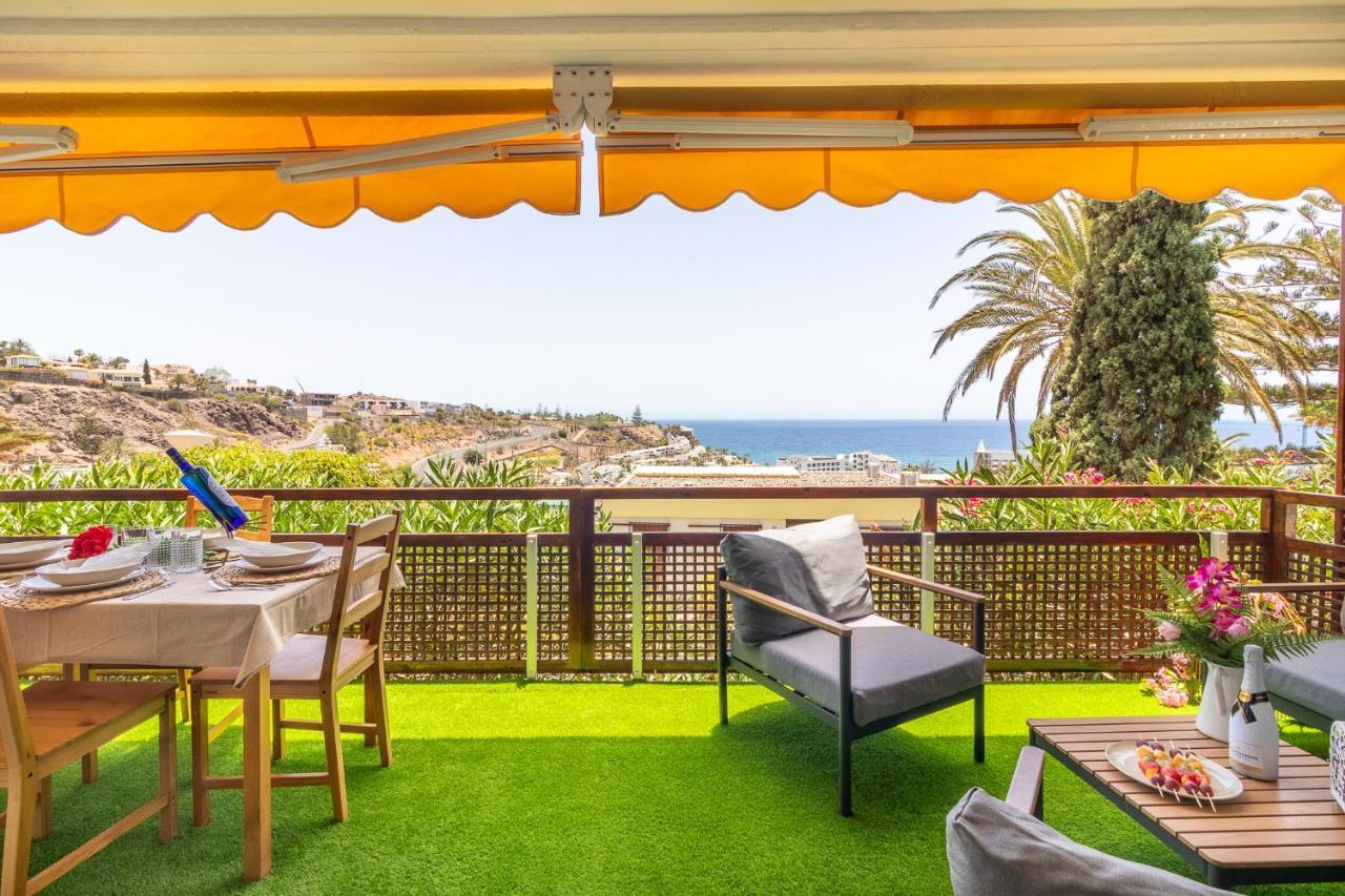 Increible Terraza Con Vistas Al Mar En San Agustin Lejlighed Eksteriør billede