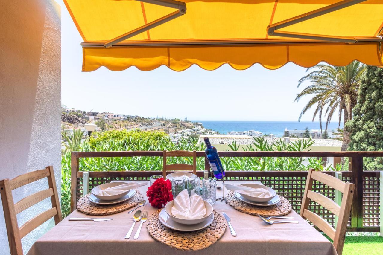 Increible Terraza Con Vistas Al Mar En San Agustin Lejlighed Eksteriør billede